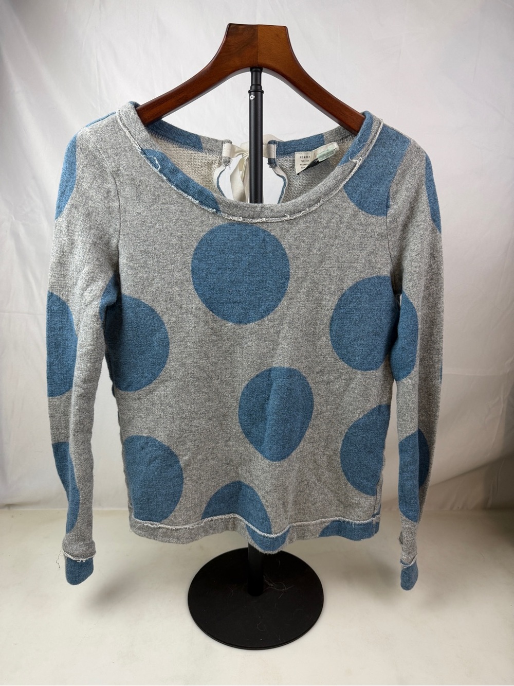 Anthropologie Saturday Sunday Polka Dot Sweatshirt Sweater Top S